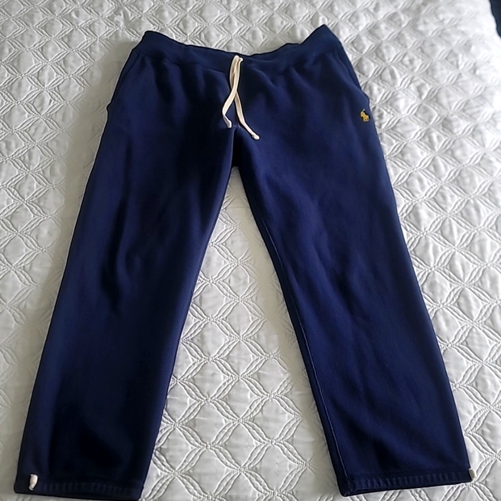 Polo by Ralph Lauren Navy Blue Sweatpants sz XL Excellent Condition